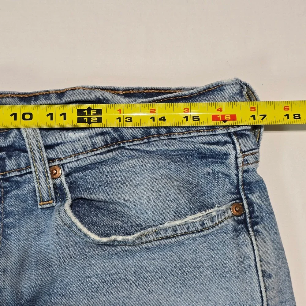 Levis 511 Slim Fit Light Wash Blue Denim Jeans Mens 34x36 04511-2210 - Picture 10 of 16